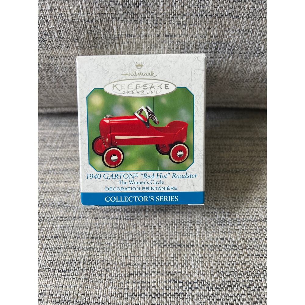 Hallmark Keepsake Ornament 1940 Garton Red Hot Roadster Series 2000